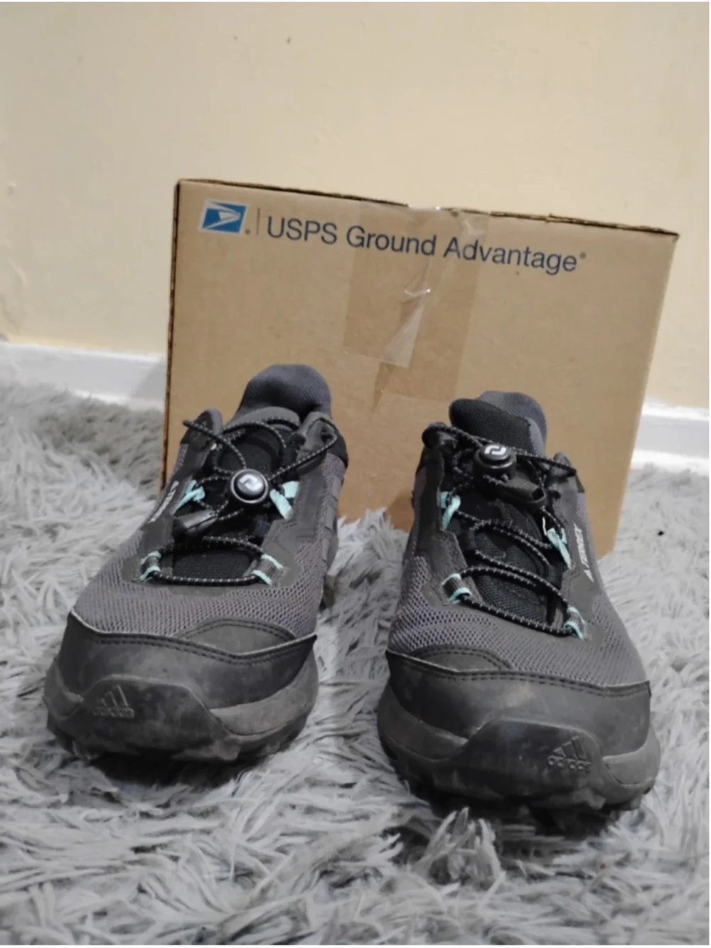 adidas Terrex AX4Women's Size 9 Hiking Shoes Black Gray Sneakers FZ3255